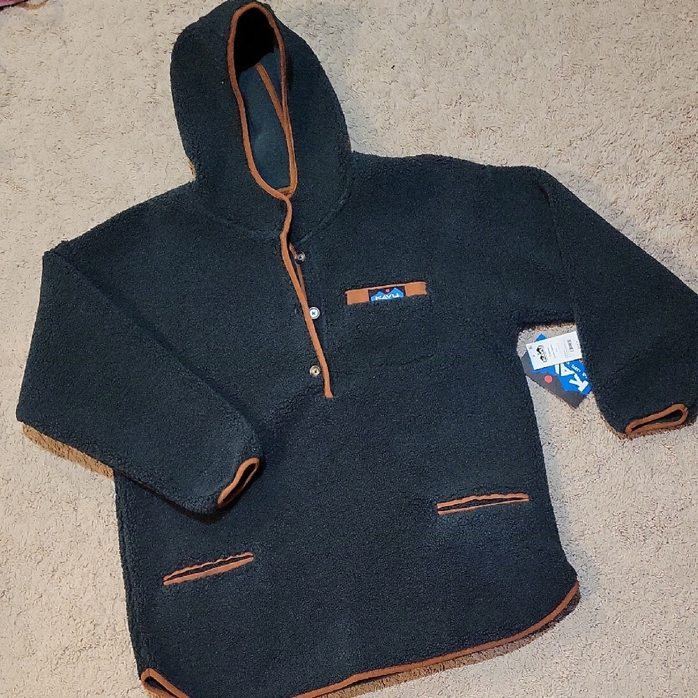 NWT - KAVU hooded pullover jacket